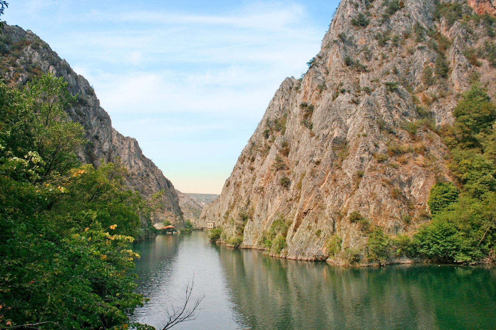 cañón de río en Matka