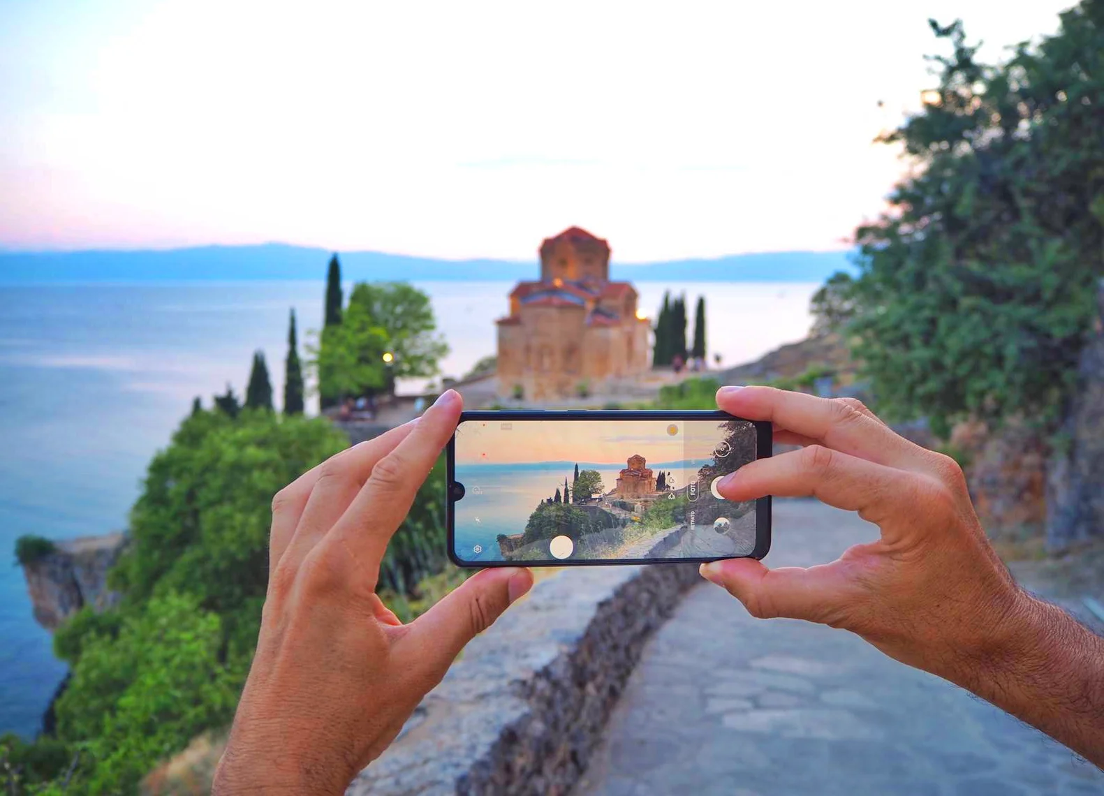 San Juan Kaneo en Ohrid, Macedonia del Norte