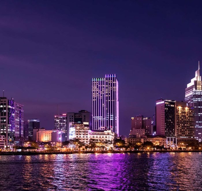 Ho Chi Minh City skyline, viaje a Vietnam