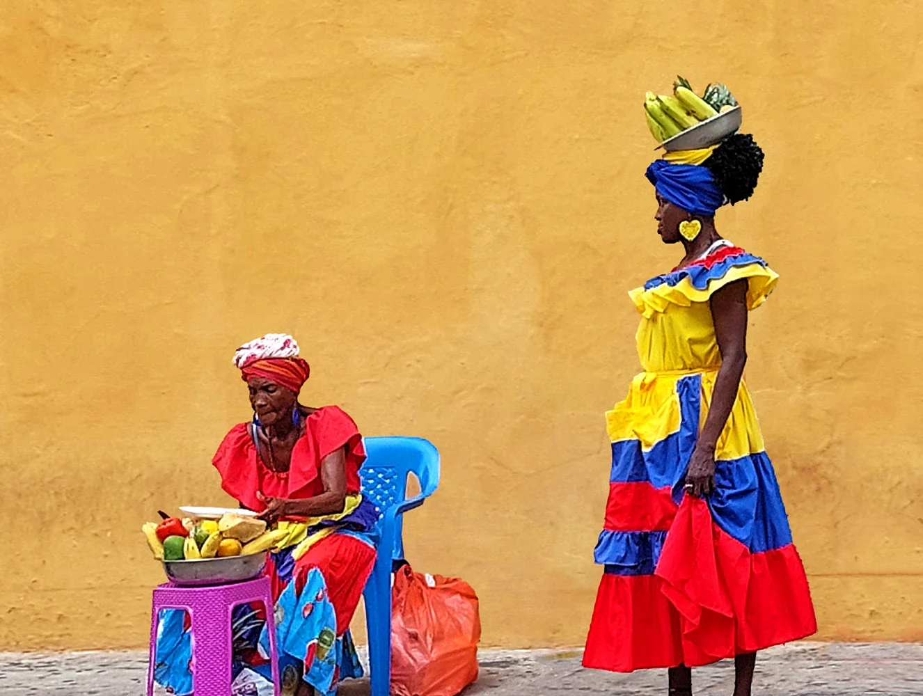 colombianas en Cartagena de Indias, Colombia