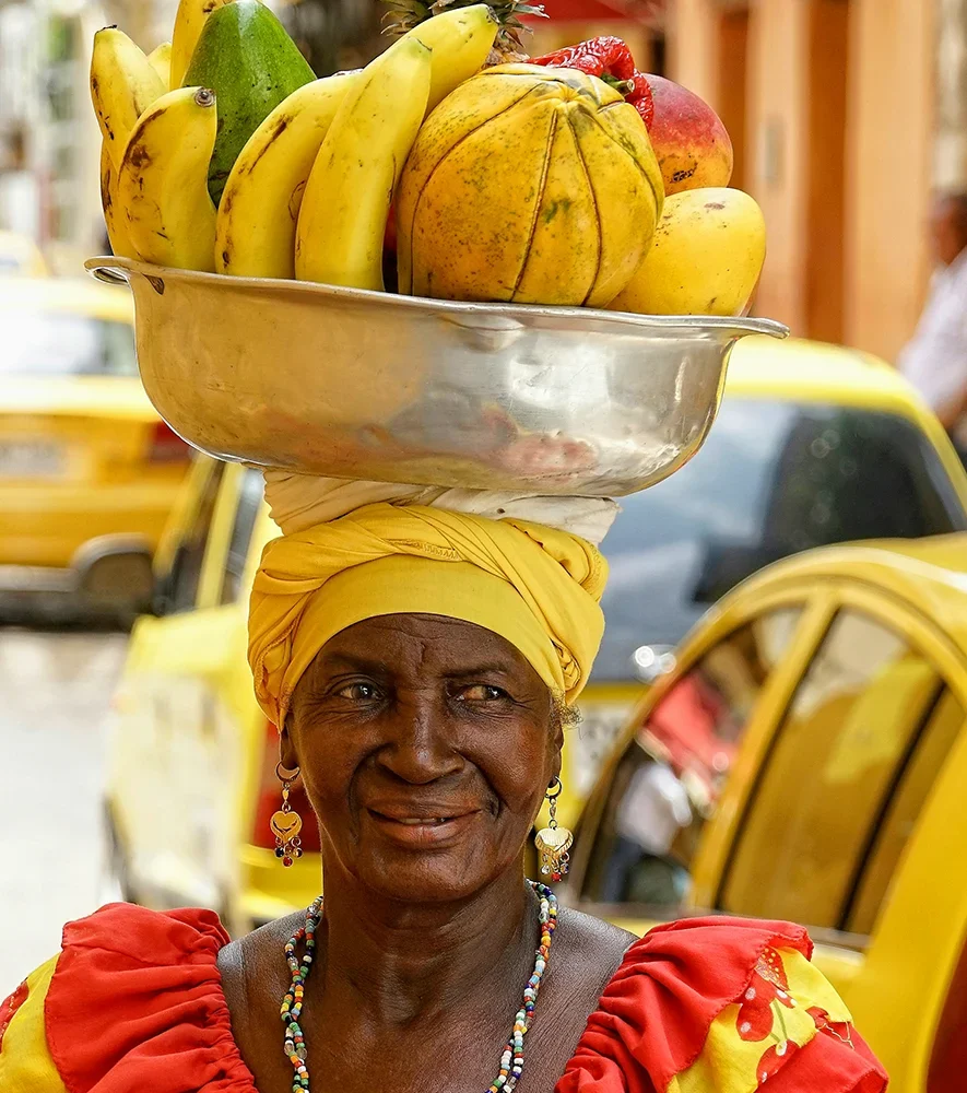 mujer colombiana, Cartagena de Indias, Colombia