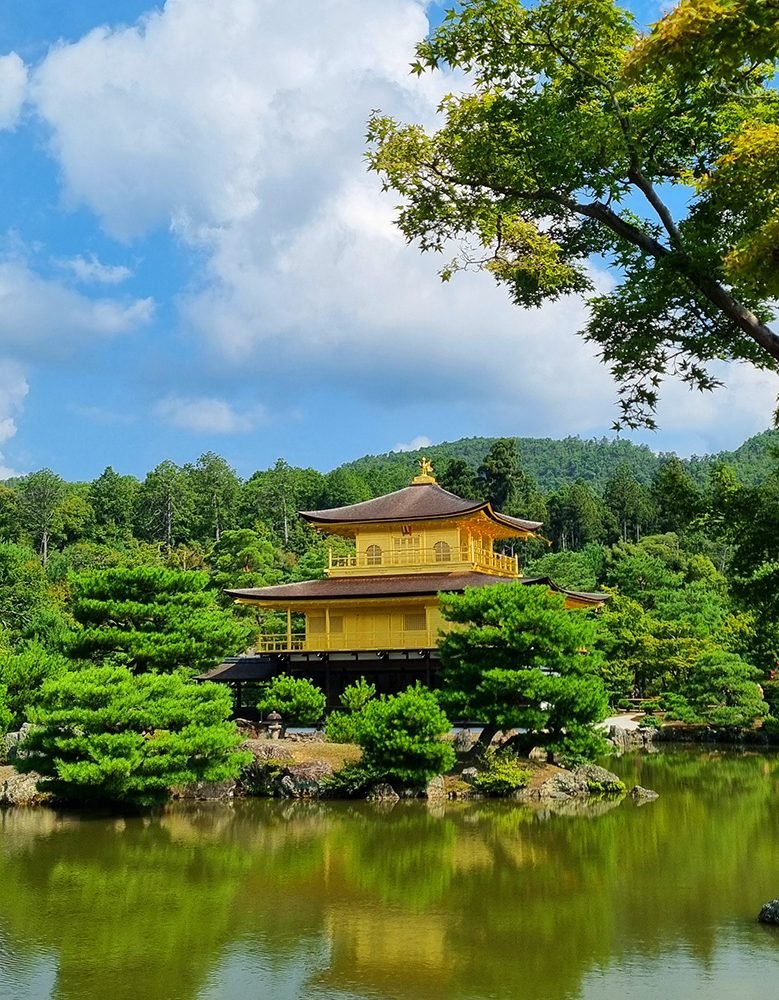 templo dorado, Kioto, Japón